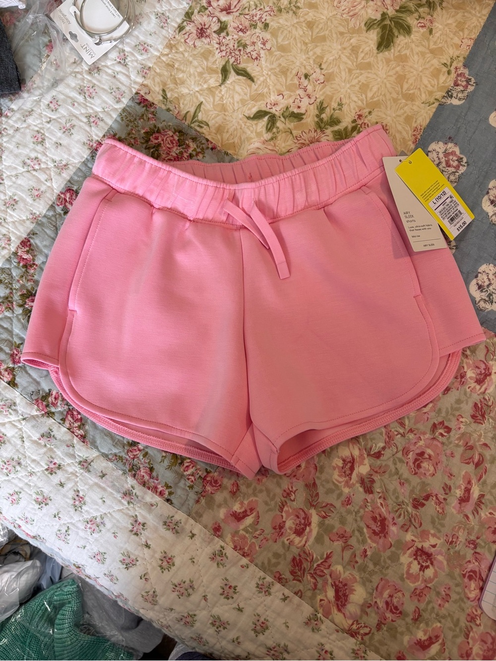 All in Motion Girls' Airy Sleek Shorts Sz L (10/12) NWT